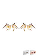 Brown-gold Feather Eyelashes