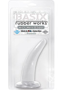 Basix Rubber Works His N Hers G Spot Dong 4.5 Inch Clear