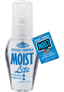 Mini Moist Lite Water Based Personal Lubricant 1.25 Ounce