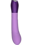 Key Ceres G Spot Silicone Vibrator Waterproof 5.5 Inch Lavender