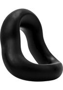 Swingo Curve Silicone Cock Ring - Black