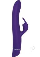 Ovo K6 Flickering Silicone Rabbit Vibrator - Purple