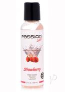 Passion Licks Strawberry Water Based Flavored Lubricant 2oz