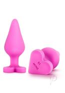 Play With Me Naughty Candy Heart Be Mine Silicone Butt Plug...