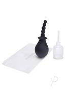 Cleanscene Soft Squeeze Beaded Anal Douche Set With Flared...