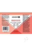 Gender X Beach Bliss Water Based Flavored Lubricant 2oz. -...