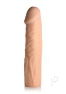 Jock Extra Long Penis Extension Sleeve 1.5in - Vanilla