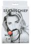 Sex And Mischief Solid Ball Gag - Red/black