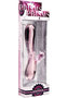 Prisms Sattva Rabbit Style Glass Dildo Pink