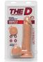 The D Perfect D Ultraskyn Dildo With Balls 8in - Vanilla