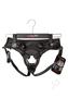 Her Royal Harness The Queen Adjustable Harness - Black