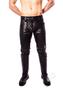 Prowler Red Rider Leather Jeans 35in - Black