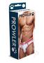 Prowler White/red Open Brief - Large